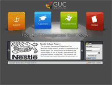 Tablet Screenshot of mgt.guc.edu.eg