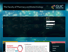 Tablet Screenshot of pbt.guc.edu.eg
